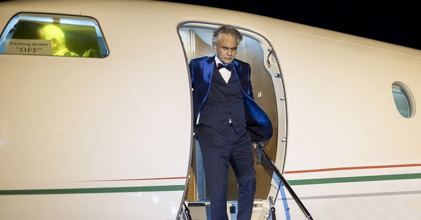 El tenor italiano&nbsp;Andrea&nbsp;Bocelli.