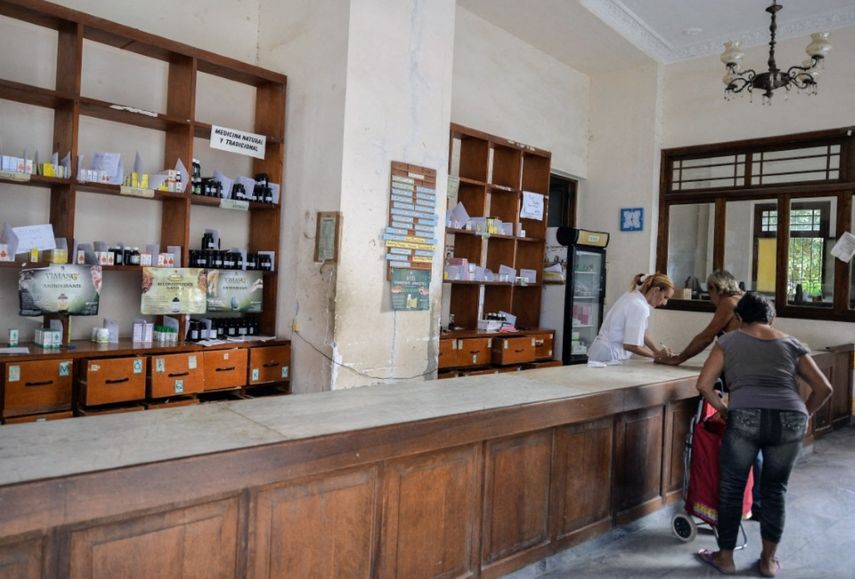 Farmacia en Cuba.&nbsp;