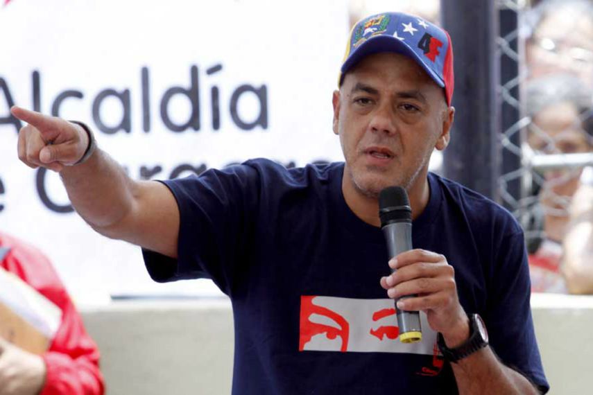 orge Rodríguez, delegado del Gobierno de Nicolás Maduro para el diálogo.