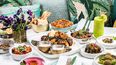 Exquisiteces del menú en Music Brunch de Lira Beirut.