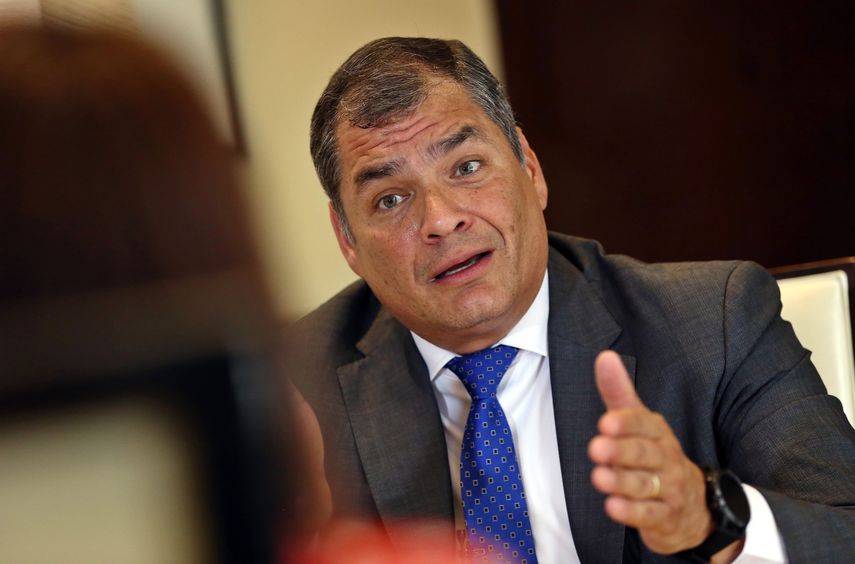 Rafael Correa, expresidente de Ecuador 