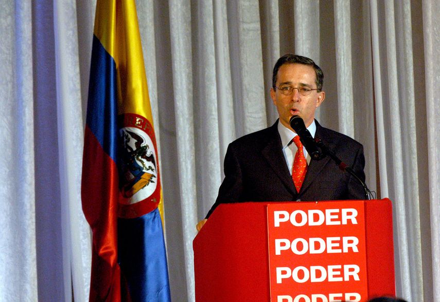  El expresidente y senador de Colombia Álvaro Uribe. (EFE)