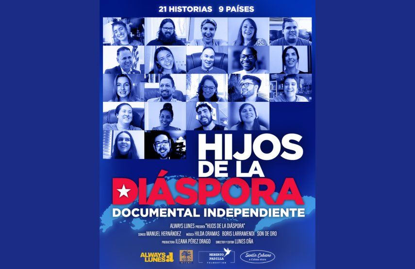 Cartel del documental Hijos de la Diáspora.