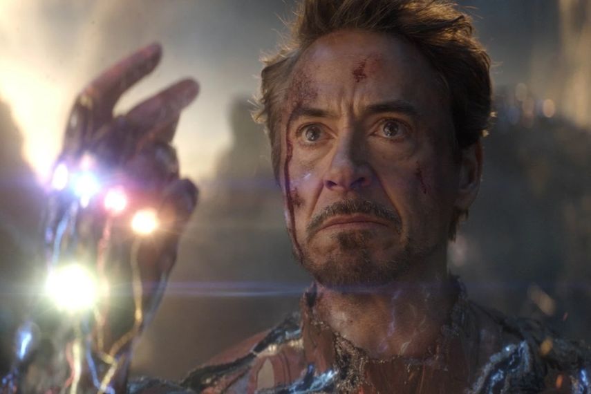 Robert Downey Jr. en una escena de Vengadores: Endgame. 