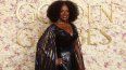 La actriz Viola Davis arriba a la recién edición de los premios Golden Globes.&nbsp;