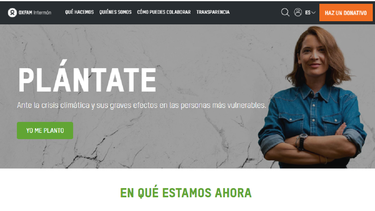 Portal de la ONG Plántate-.&nbsp;