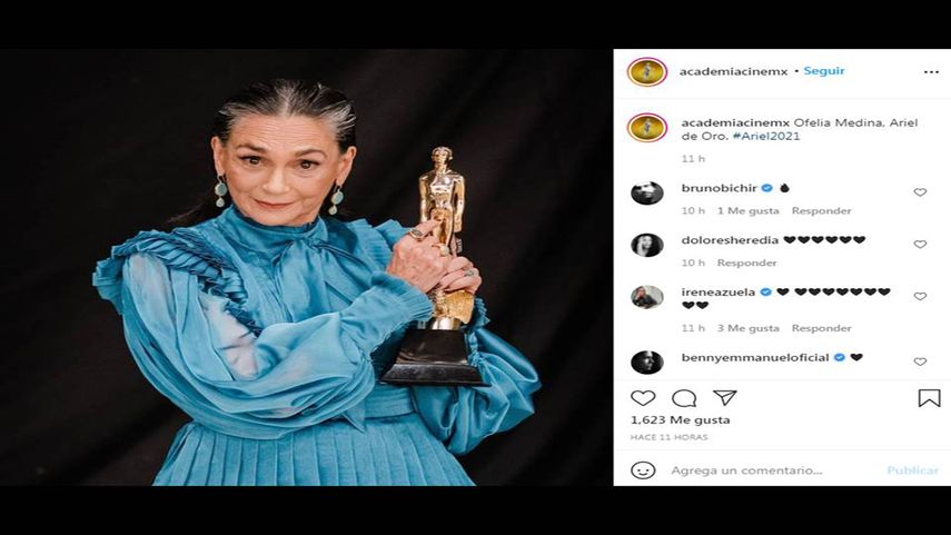 Ganadores del Premio Ariel del cine mexicano.