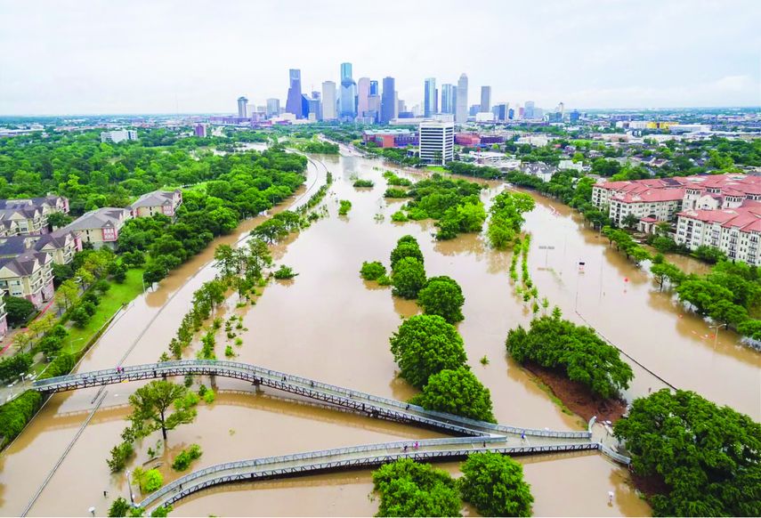 La lluvia acumulada en estos días supera las 52 pulgadas (unos 130 cms.), un récord histórico en el estado y el país, informó el Centro Nacional de Huracanes.&nbsp;
