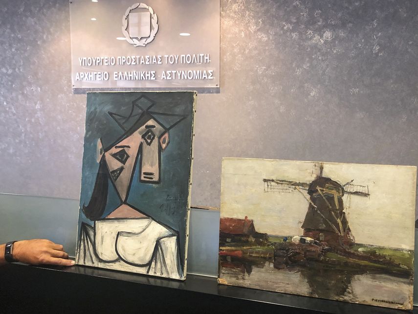 Grecia dijo el 29 de junio de 2021 que había recuperado una pintura de Picasso donada personalmente por el maestro español al pueblo griego, casi una década después de que fuera robada junto con otras dos obras de arte en un audaz atraco en la Galería Nacional. Según la policía, el sospechoso es un hombre griego.&nbsp;