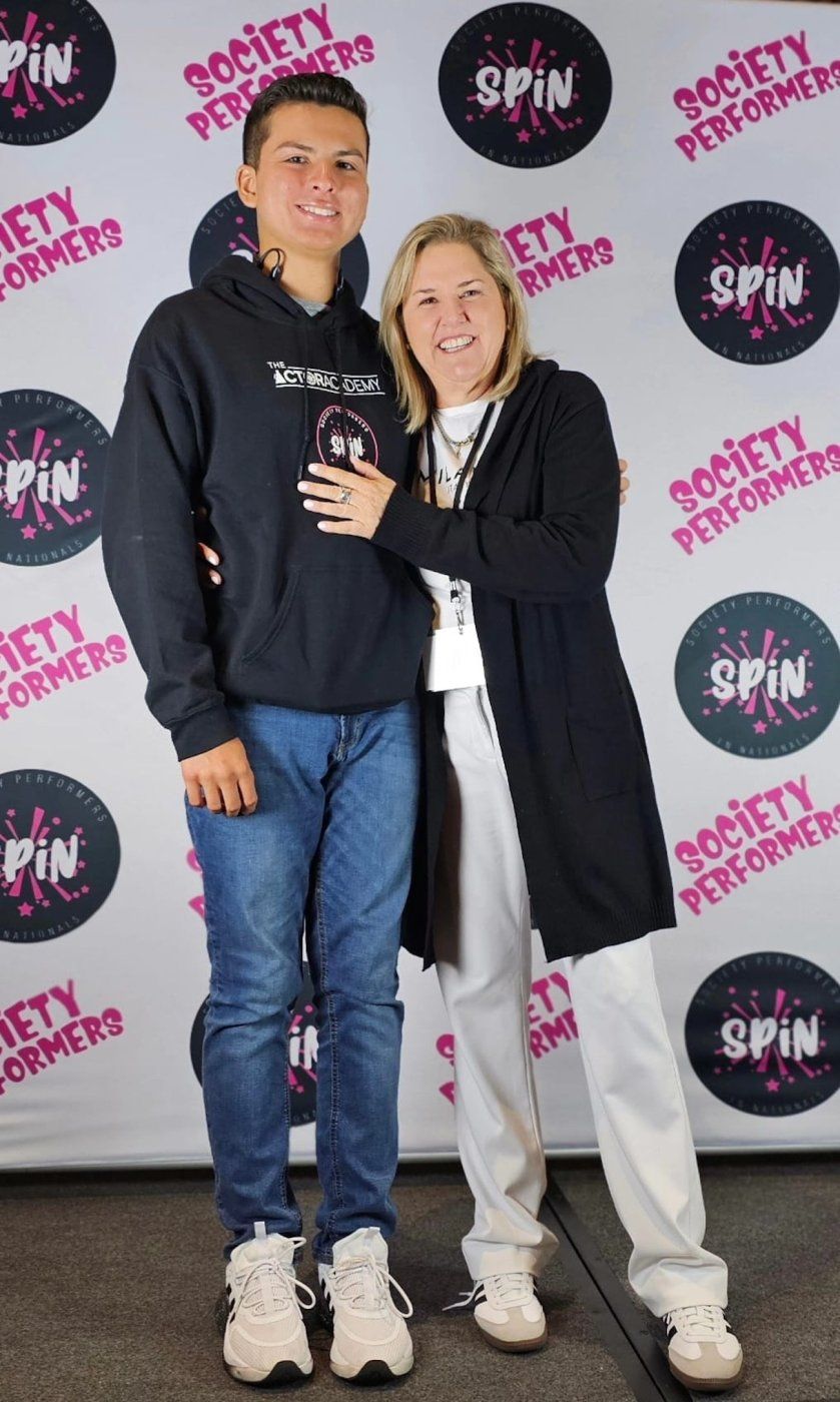 Daniel y su coach María Perera.&nbsp;