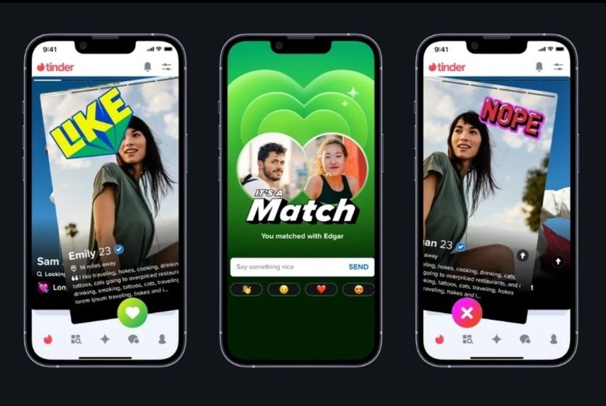 La aplicación de citas Tinder.&nbsp;