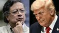 Gustavo Petro y el presidente de EEUU, Donald Trump.  Gustavo Petro y el presidente de EEUU, Donald Trump.