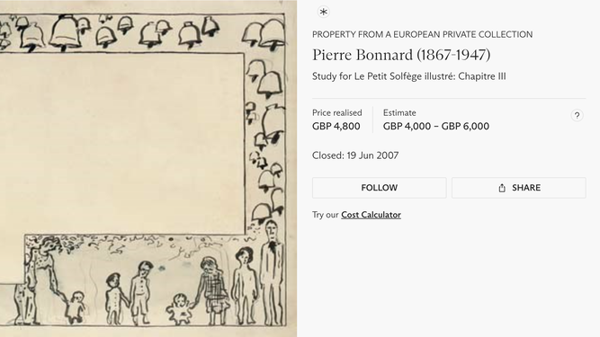 Le Petit Solfège&nbsp;de Pierre Bonnard