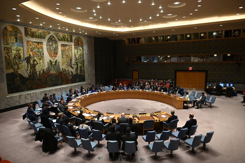 Una reunión de emergencia en el Consejo de Seguridad de Naciones Unidas.