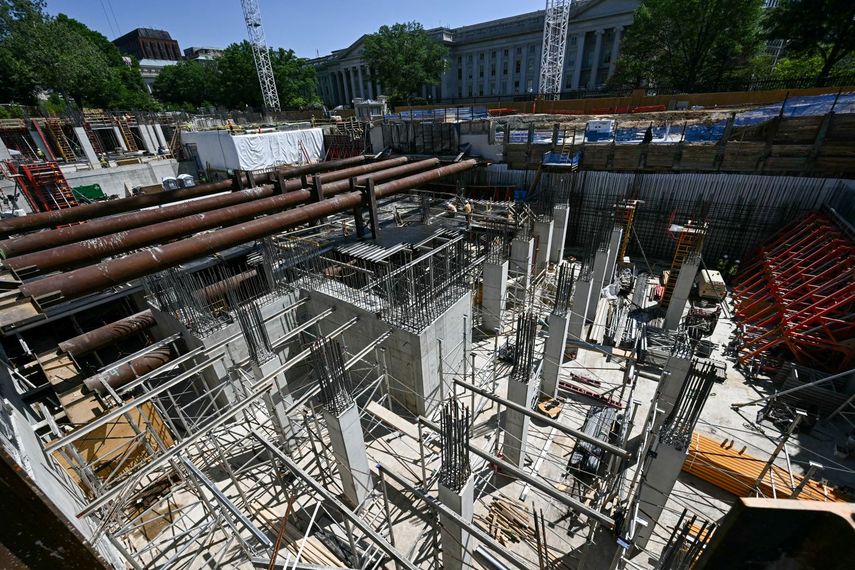 Imagen del gran proyecto en la Casa Blanca, gracias a la generosidad del Presidente y de donantes.