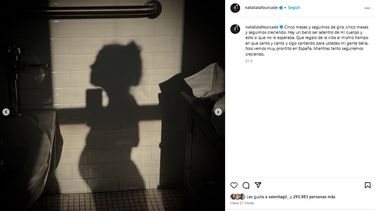 Natalia Lafourcade muestra su embarazo.&nbsp;