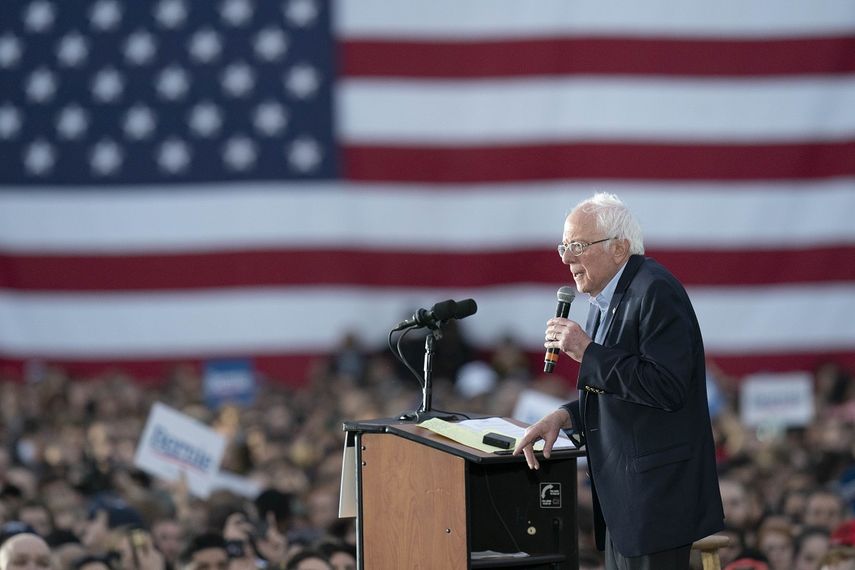 El precandidato presidencial del Partido Dem&oacute;crata a la Casa Blanca Bernie Sanders.