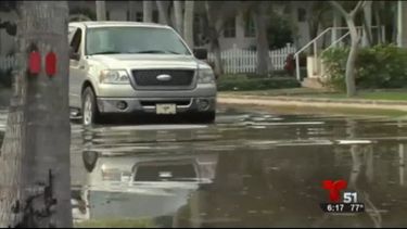 Miami Beach es una de las zonas más vulnerables a las inundaciones por su cercanía al mar.