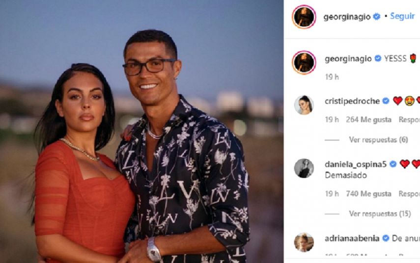 Cristiano Ronaldo y Georgina Rodríguez mantienen una relación desde 2016.&nbsp;