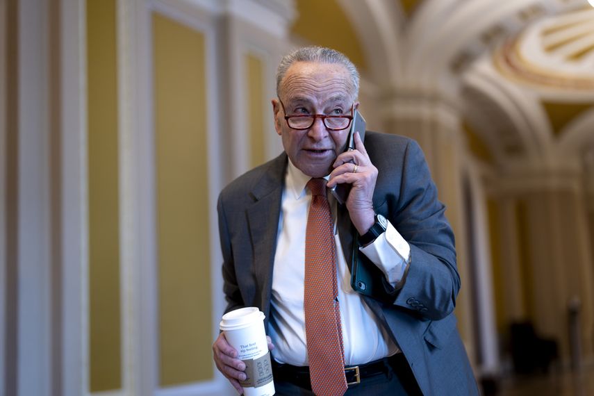 El líder de los demócratas en el Senado, Chuck Schumer.