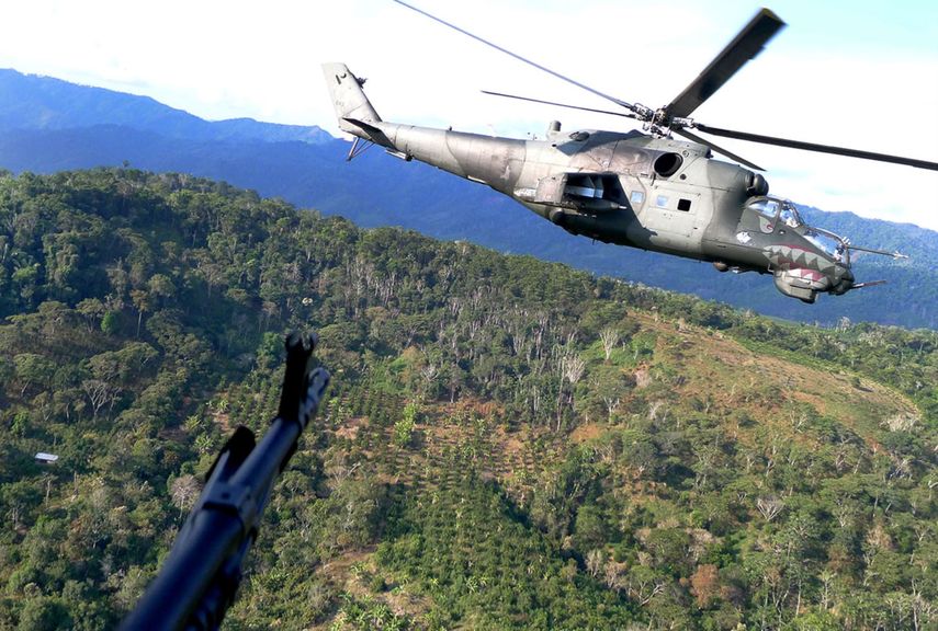 Grupos militares vuelan las zonas que han sido declaradas en emergencia (ARCHIVO)