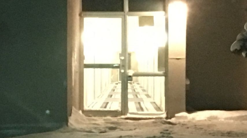 Pasillo que da acceso a un hotel de la localidad de Londres, en Canadá, cercano a la autopista 401, un lugar privilegiado para la compra y venta de sexo, donde fue hallada una mujer cubana que ejerce la prostitución.