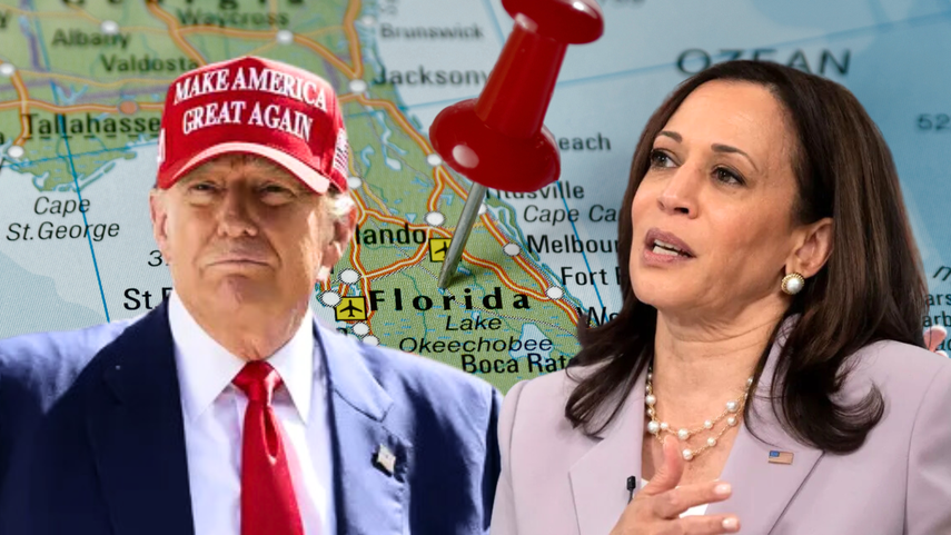 Donald Trump y Kamala Harris.