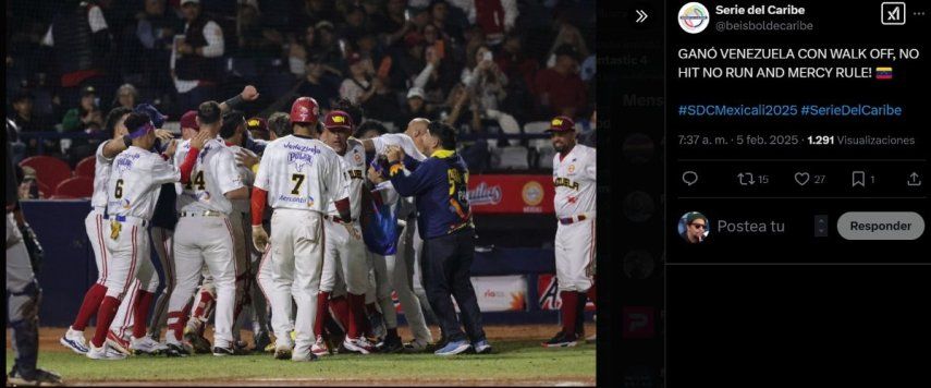 Cardenales de Lara de Venezuela gana por nocaut a Breeze de Japón en la Serie del Caribe