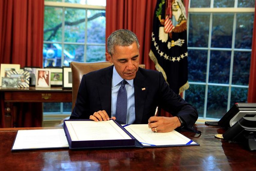 Obama aseguró que seguirá informando al Congreso si Sudáfrica realiza progresos hacia la eliminación de barreras comerciales con EEUU (EFE/Archivo)