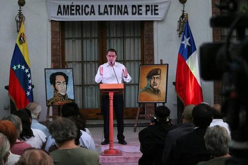 El canciller venezolano, Jorge Arreaza acuso al Gobierno de Mariano Rajoy de liderar una red de ataques y sanciones contra&nbsp;Venezuela