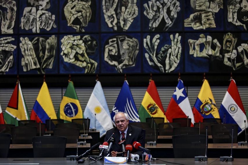 Ernesto Samper, secretario general de la Unión de Naciones Suramericanas (Unasur)