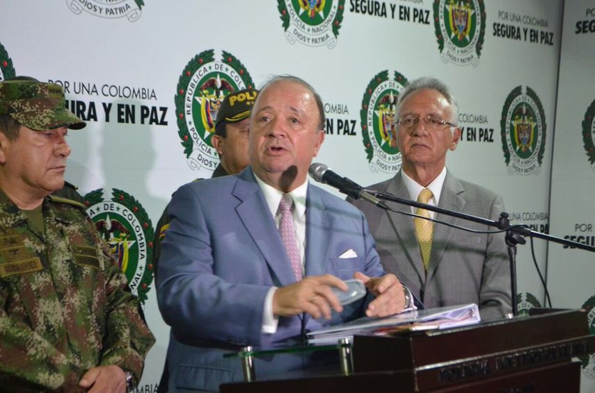 El ministro de Defensa de Colombia, Luis Carlos Villegas