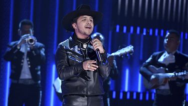El cantante de música regional mexicana Christian Nodal.