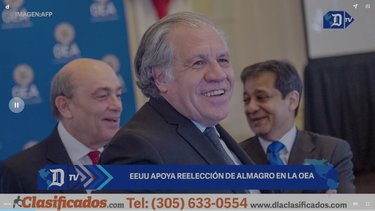 eeuu apoya reeleccion de almagro en la oea