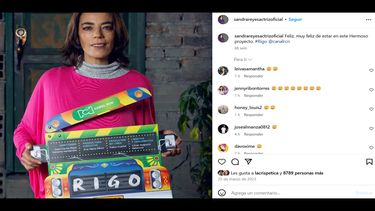 La actriz colombiana Sandra Reyes.