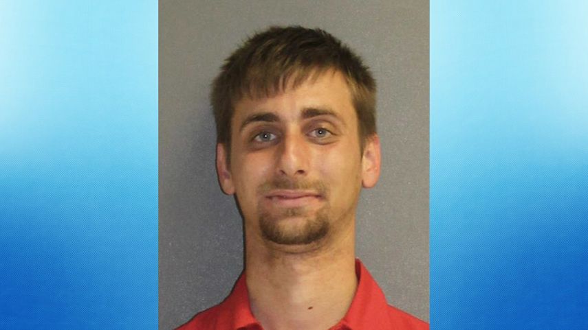 Christopher Green, durante la detención.