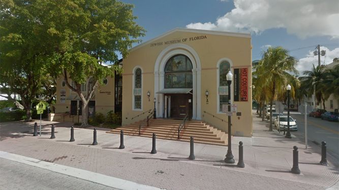 Vista parcial del Jewish Museum of Florida, en Miami Beach.