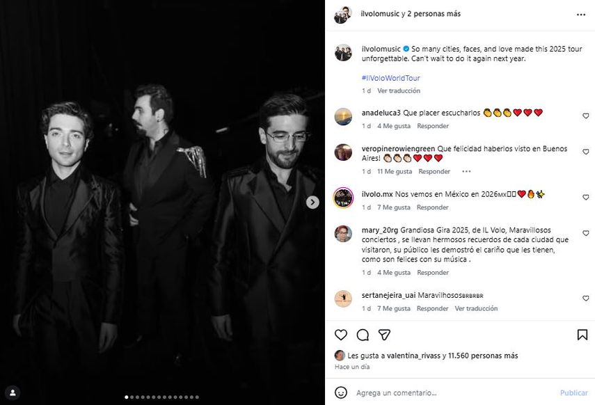 El trío italiano Il Volo.