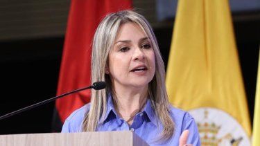 La precandidata presidencial Vicky Dávila.&nbsp;