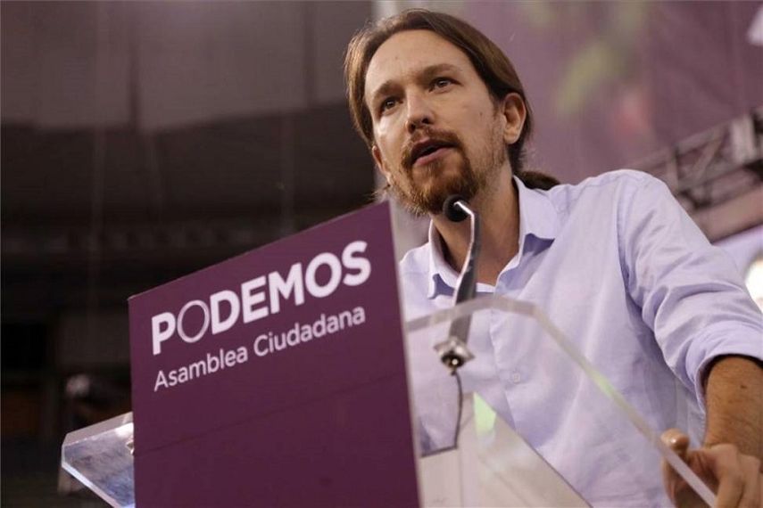 Pablo Iglesias de Podemos ha negociado con el gobierno de Venezuela y se estima que ha recibido dinero para financiar su campaña (ARCHIVO)