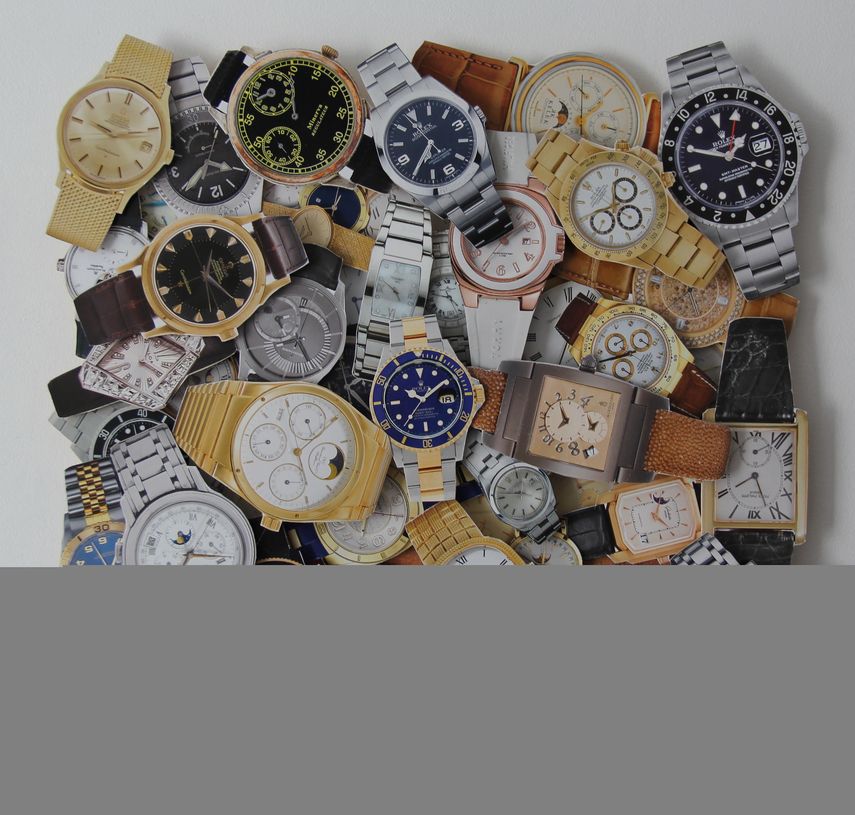 El tiempo es lo que los relojes digan, de la artista pl&aacute;stica peruana&nbsp;Aisha Asc&oacute;niga.