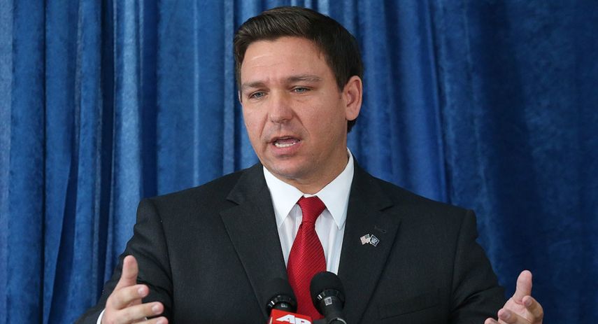 El gobernador de Florida, Ron DeSantis.