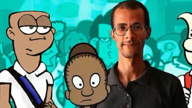 El creador independiente de animados y miembro del movimiento 27N, Víctor Alfonso Cedeño recibió el parole humanitario