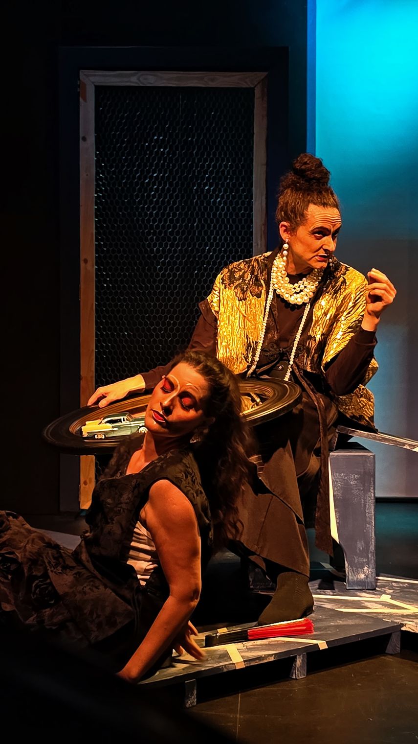 Escena de la obra  de Clarice Lispector Un corazón, de repente.