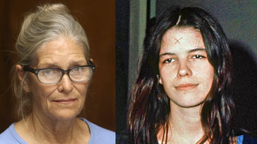 Combinación de fotos de Leslie Van Houten, seguidora de Charles Manson.&nbsp;
