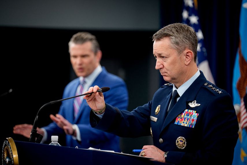 Dan Caine, jefe del Estado Mayor Conjunto de Estados Unidos.