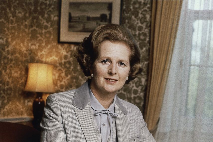 La entonces primera ministra británica Margaret Thatcher, en 1980.&nbsp;&nbsp;