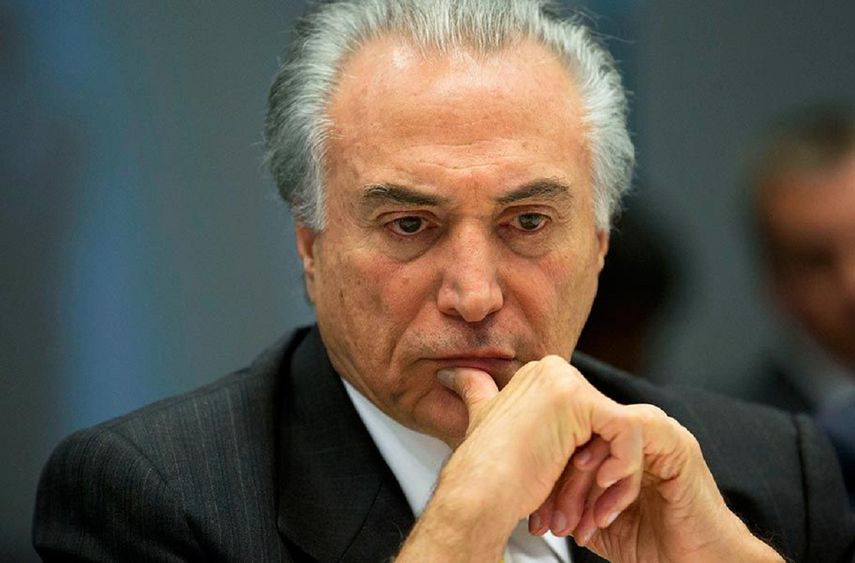 Michel Temer, presidente de Brasil.