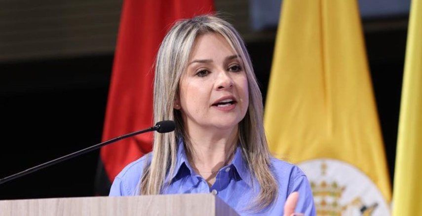 La precandidata presidencial Vicky Dávila.&nbsp;