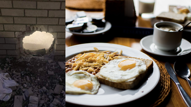 Presos escapan de la cárcel y van a comer a un restaurante.&nbsp;